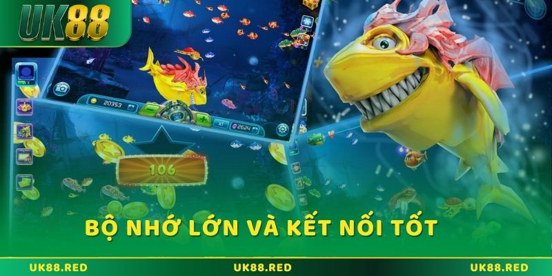 Cách chơi bắn cá UK88 hiệu quả với các mẹo cực hay Dung lượng bộ nhớ phải đủ và kết nối internet khỏe